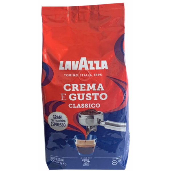 Кофе зерновой Lavazza Crema e Gusto Classico (оригинал Аскания) 1 кг